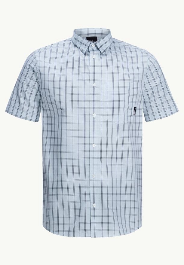Blue Men Jack Wolfskin Hot Springs Shirts | 53439466