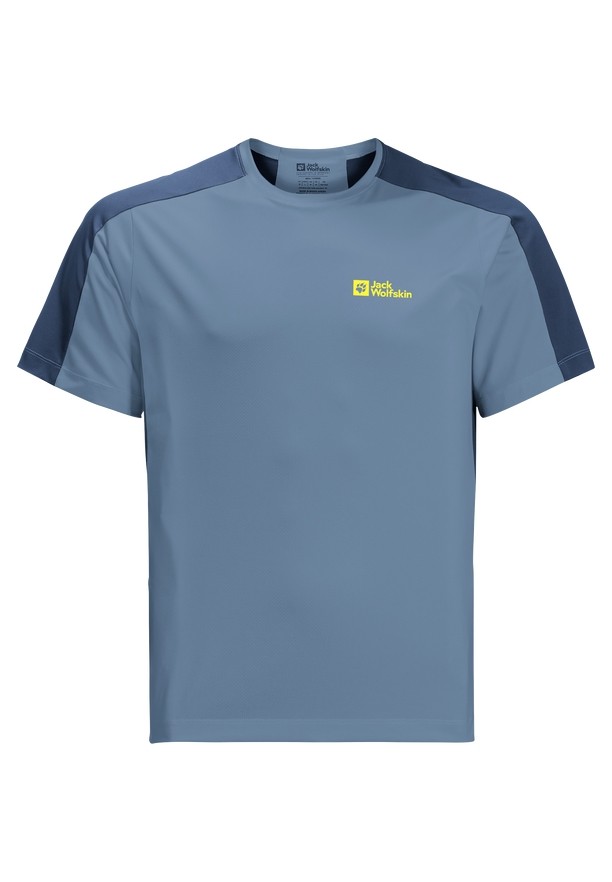Blue Men Jack Wolfskin Narrows T Shirts | 14775628