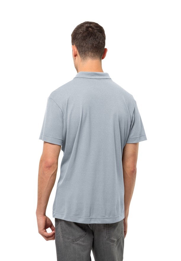 Blue Men Jack Wolfskin Pikeh Polo Shirts | 37147393