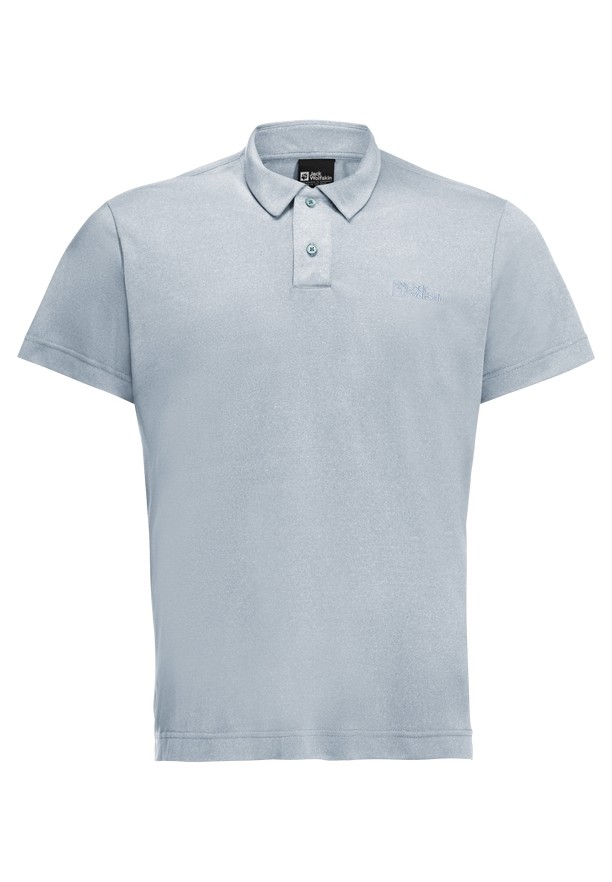 Blue Men Jack Wolfskin Pikeh Polo Shirts | 37147393