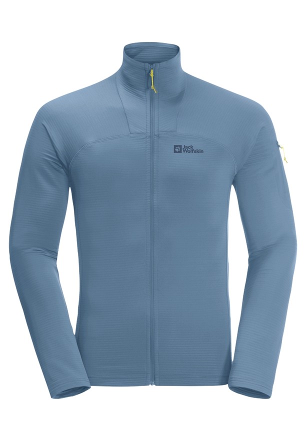 Blue Men Jack Wolfskin Prelight Fz Fleece Jackets | 22144748