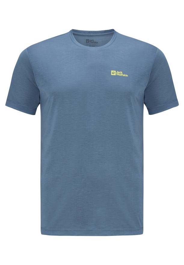 Blue Men Jack Wolfskin Vonnan S/s T Shirts | 53712899