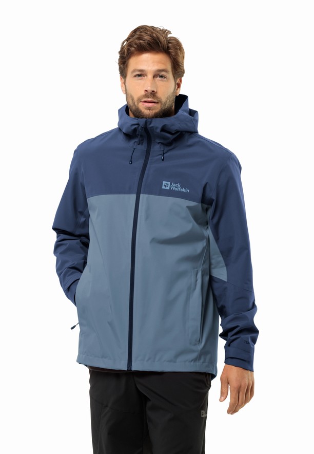 Blue Men Jack Wolfskin Weiltal 2l Rain Jackets | 85026465