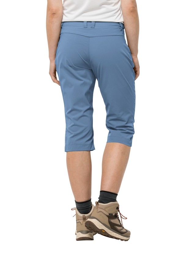 Blue Women Jack Wolfskin Activate Light 3/4 Pants | 48726116