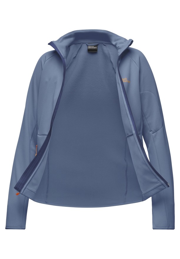 Blue Women Jack Wolfskin Alpgrat Fz Fleece Jackets | 41475176