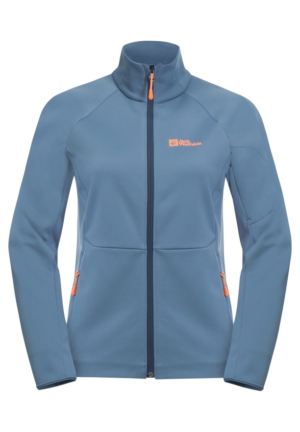 Blue Women Jack Wolfskin Alpgrat Fz Fleece Jackets | 41475176