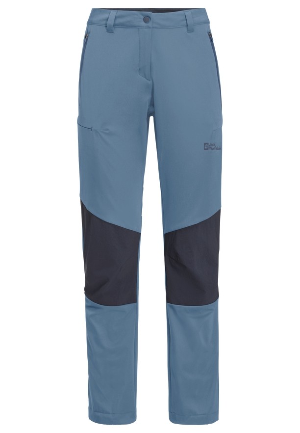 Blue Women Jack Wolfskin Alpine Hiking Pants | 81426144