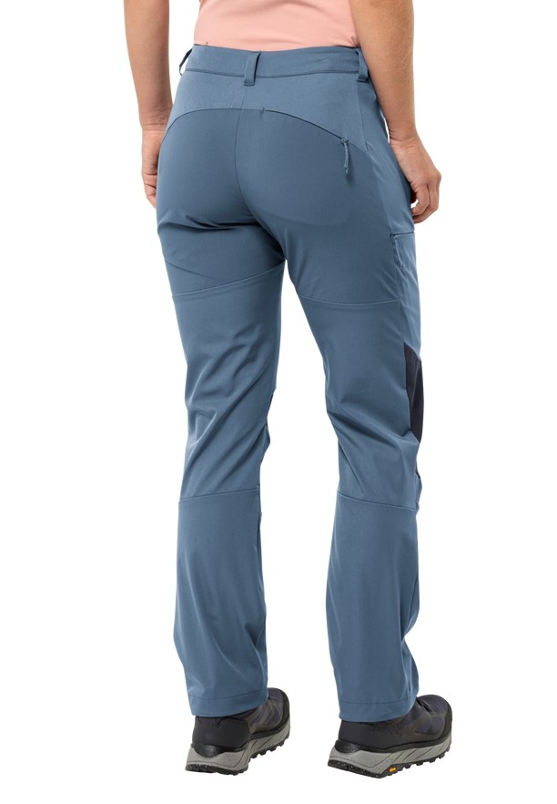 Blue Women Jack Wolfskin Alpine Hiking Pants | 81426144
