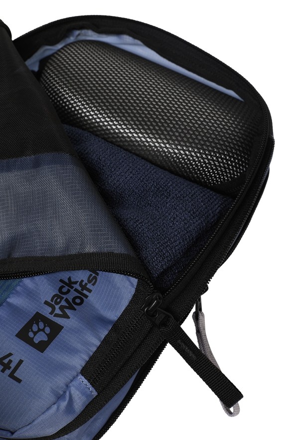 Blue Women Jack Wolfskin Compression Cube 4 Daypack | 81790061