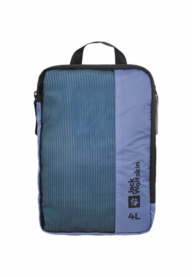 Blue Women Jack Wolfskin Compression Cube 4 Daypack | 81790061