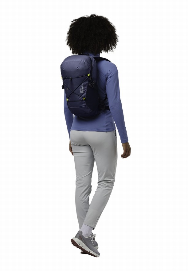 Blue Women Jack Wolfskin Cyrox Shape 15 Hiking Backpack | 72357341