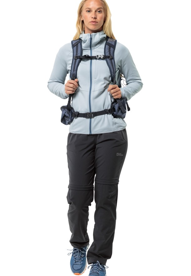 Blue Women Jack Wolfskin Cyrox Texapore Low Hiking Shoes | 39065765