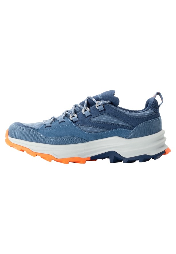 Blue Women Jack Wolfskin Cyrox Texapore Low Hiking Shoes | 39065765