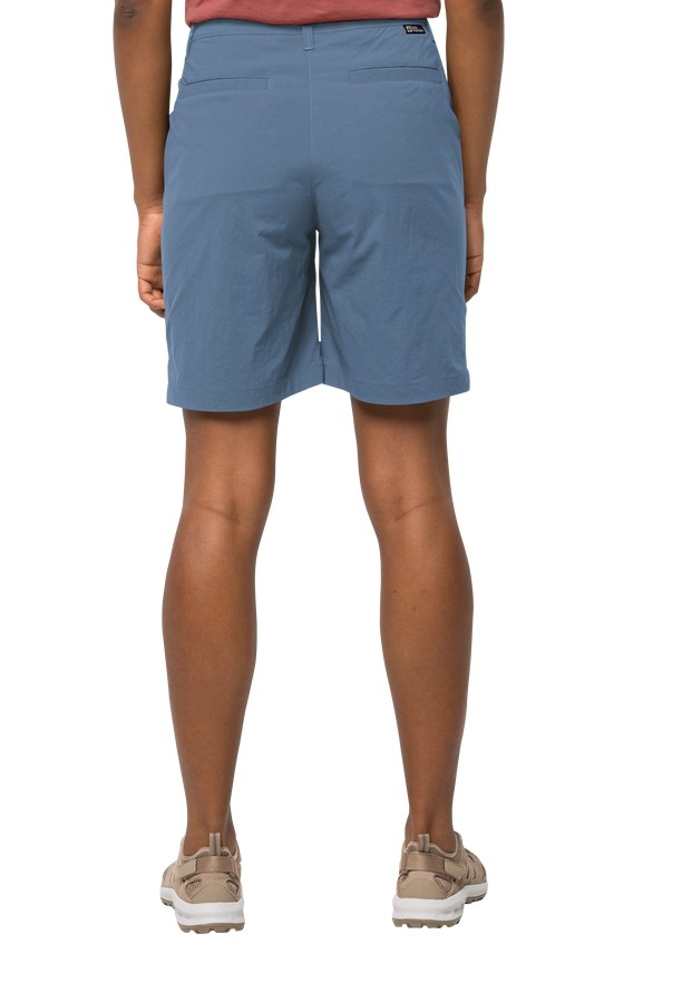 Blue Women Jack Wolfskin Desert Shorts | 63929101