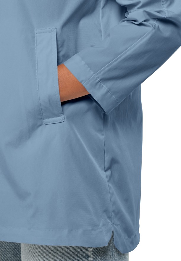 Blue Women Jack Wolfskin Desert Wind Softshell Jackets | 59308422