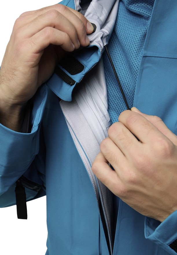 Blue Women Jack Wolfskin Expdn 3l Rain Jackets | 60294814
