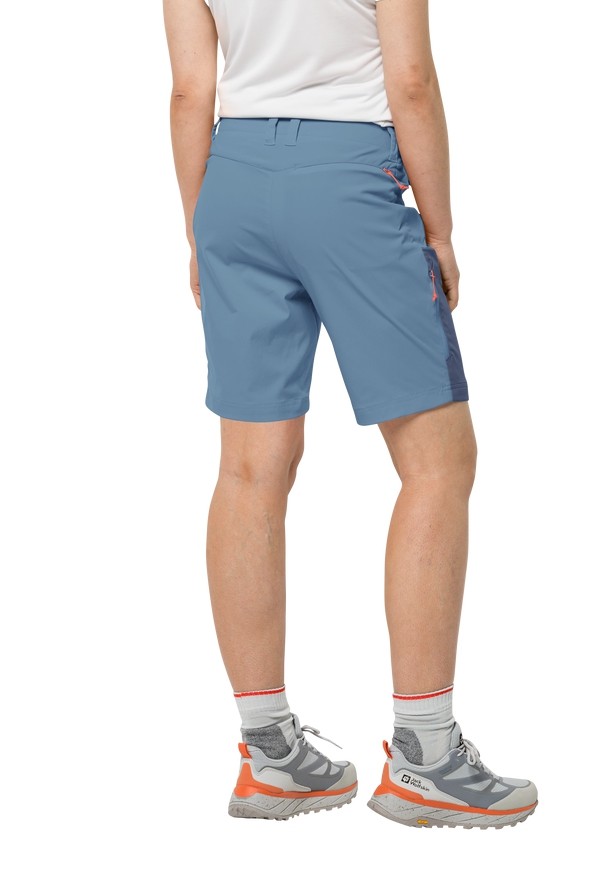 Blue Women Jack Wolfskin Glastal Shorts | 10499493