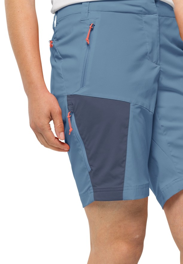 Blue Women Jack Wolfskin Glastal Shorts | 10499493
