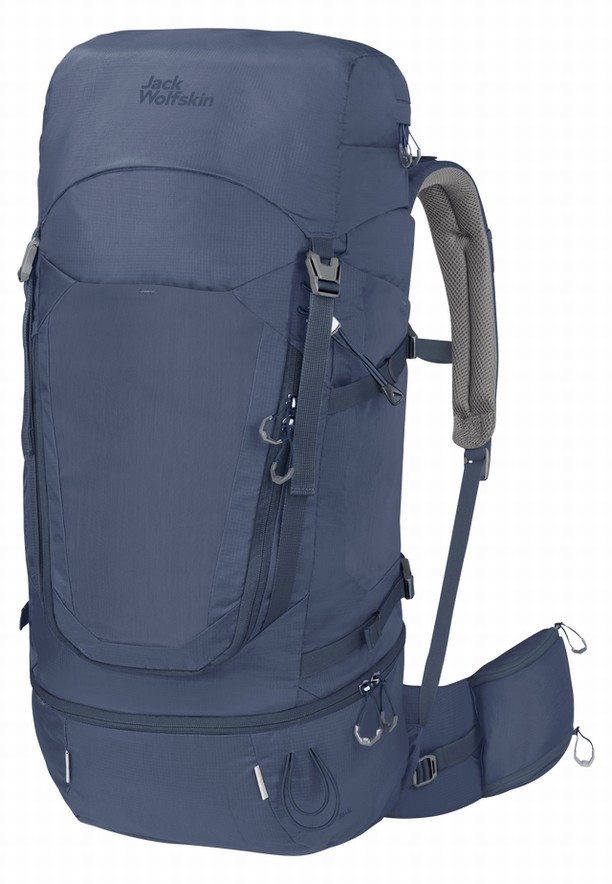 Blue Women Jack Wolfskin Highland Trail 55|5 Trekking Backpack | 34936317