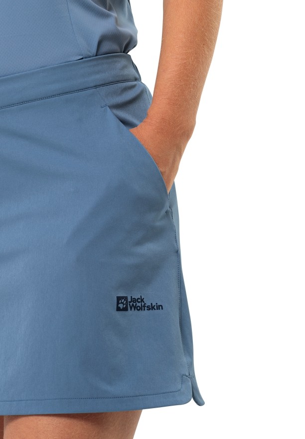 Blue Women Jack Wolfskin Hiking Alpine Skorts | 12753661