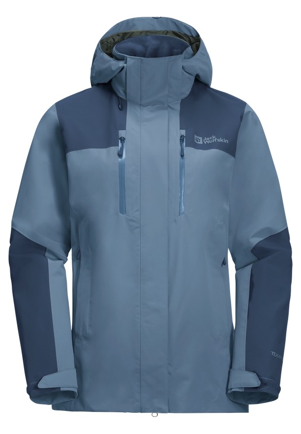 Blue Women Jack Wolfskin Jasper 2l Rain Jackets | 21259548