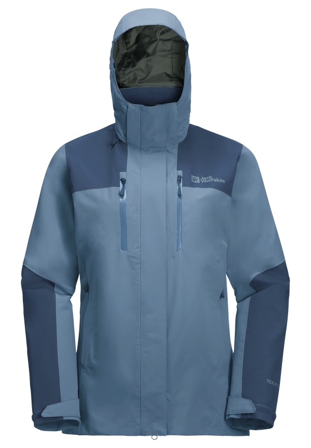 Blue Women Jack Wolfskin Jasper 2l Rain Jackets | 21259548