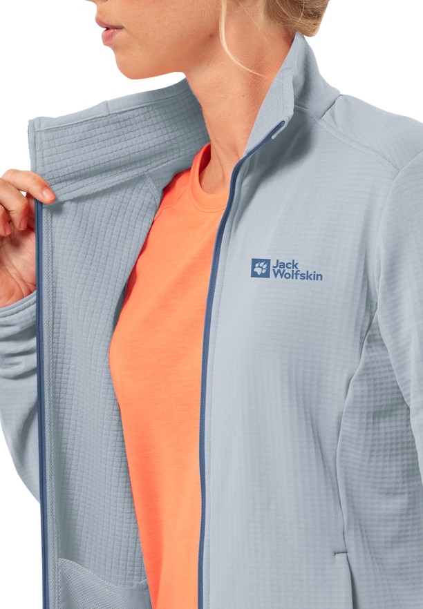 Blue Women Jack Wolfskin Kolbenberg Fz Fleece Jackets | 15254260