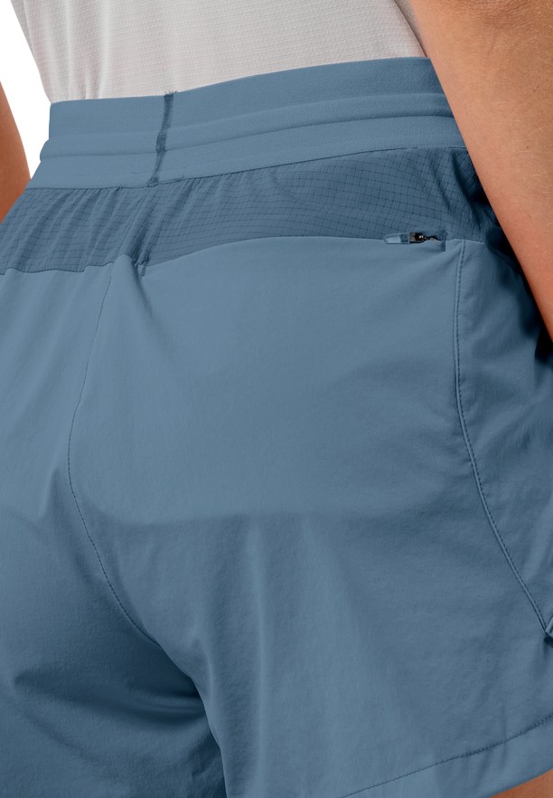 Blue Women Jack Wolfskin Prelight 2in1 Shorts | 73238594