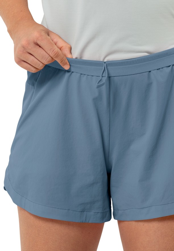 Blue Women Jack Wolfskin Prelight 2in1 Shorts | 73238594