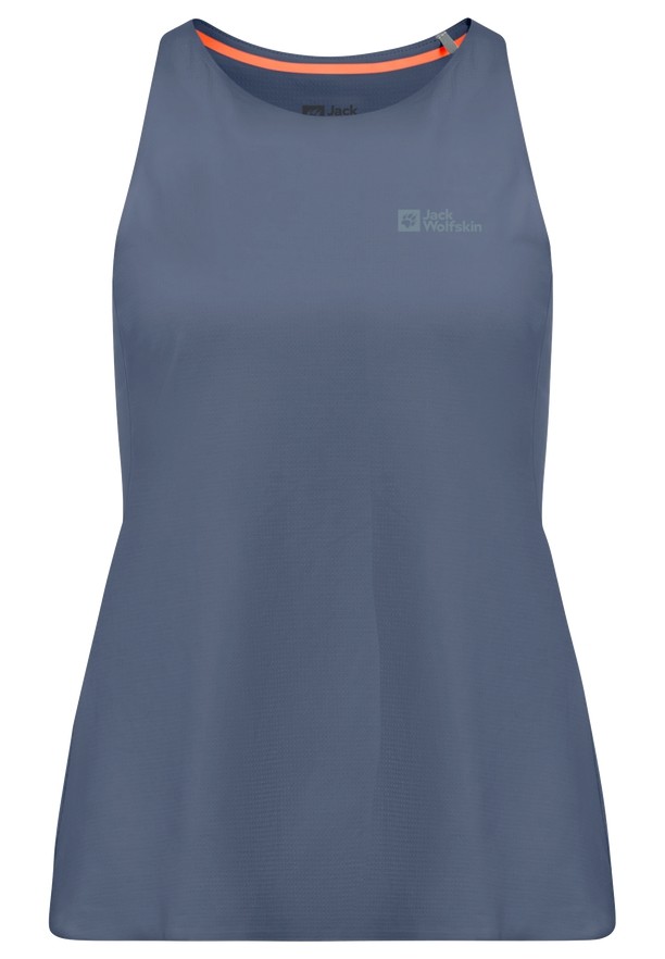 Blue Women Jack Wolfskin Prelight Air Tank Top | 87002811
