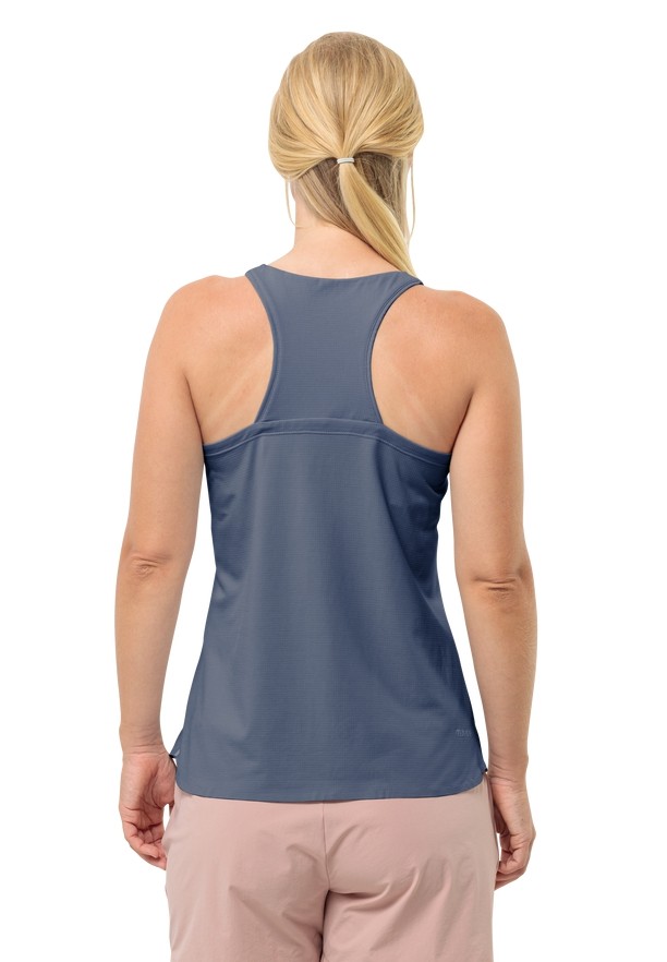 Blue Women Jack Wolfskin Prelight Air Tank Top | 87002811