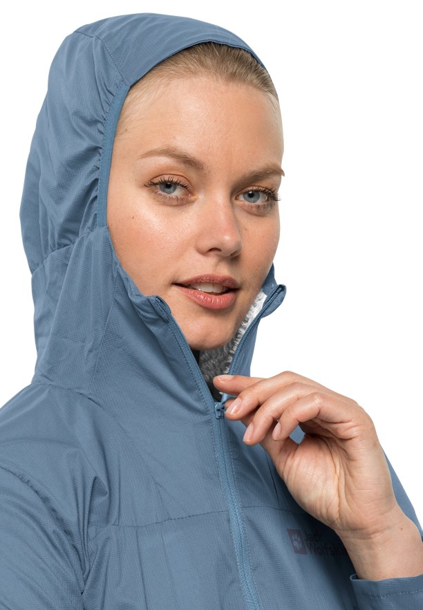 Blue Women Jack Wolfskin Prelight Alpha Jackets | 25791183