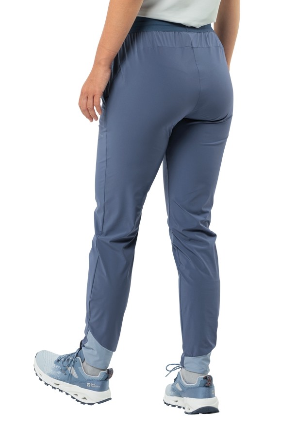 Blue Women Jack Wolfskin Prelight Chill Pants | 52339100