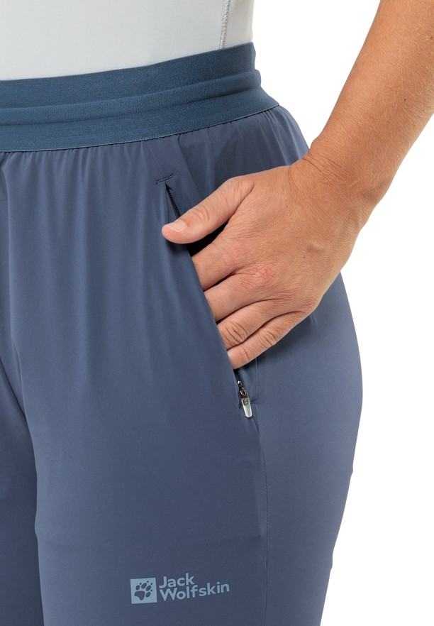Blue Women Jack Wolfskin Prelight Chill Pants | 52339100