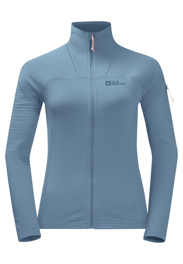 Blue Women Jack Wolfskin Prelight Fz Fleece Jackets | 53276022