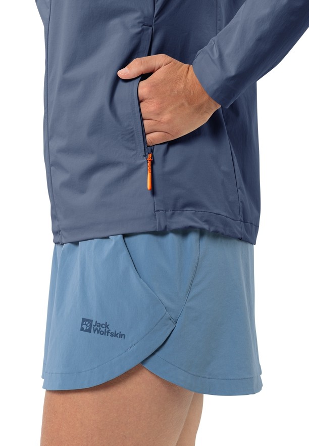 Blue Women Jack Wolfskin Prelight Jackets | 78945895