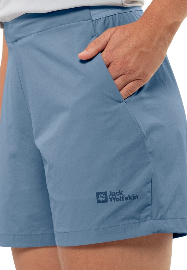 Blue Women Jack Wolfskin Prelight Shorts | 38891274