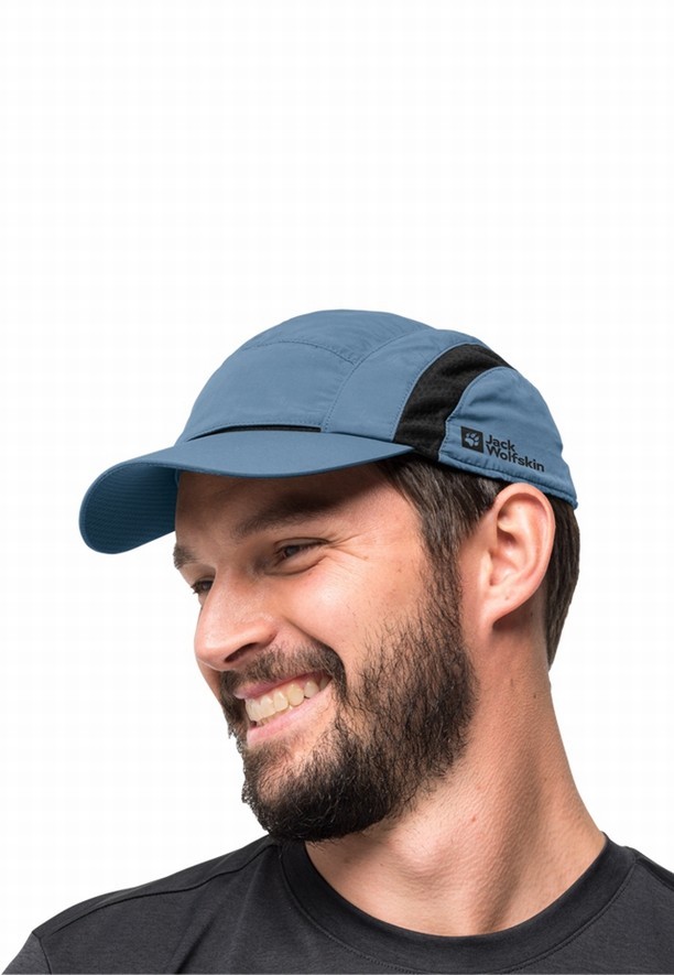Blue Women Jack Wolfskin Vent Baseball Caps | 68628461
