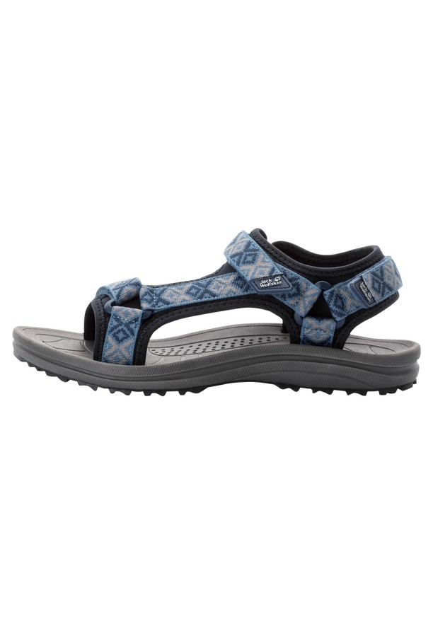 Blue Women Jack Wolfskin Wave Breaker Sandals | 12974381