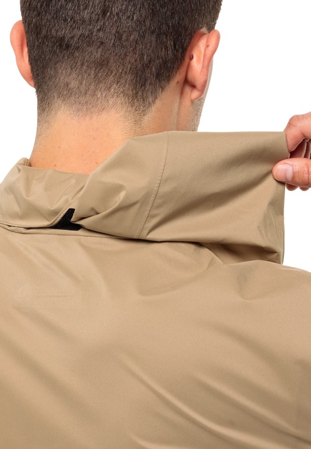 Brown Men Jack Wolfskin Bike Commute 2.5l Rain Jackets | 43049260