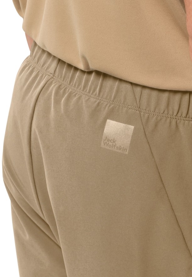 Brown Men Jack Wolfskin Bike Commute Shorts | 41273430