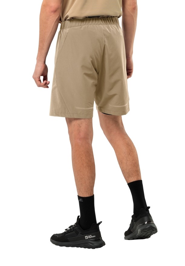 Brown Men Jack Wolfskin Bike Commute Shorts | 41273430