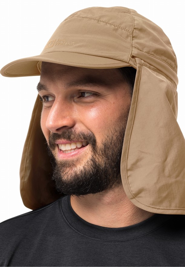 Brown Men Jack Wolfskin Canyon Caps | 13378230