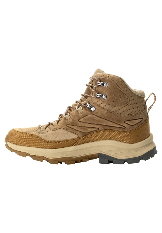 Brown Men Jack Wolfskin Cyrox Texapore Mid Hiking Shoes | 37351755