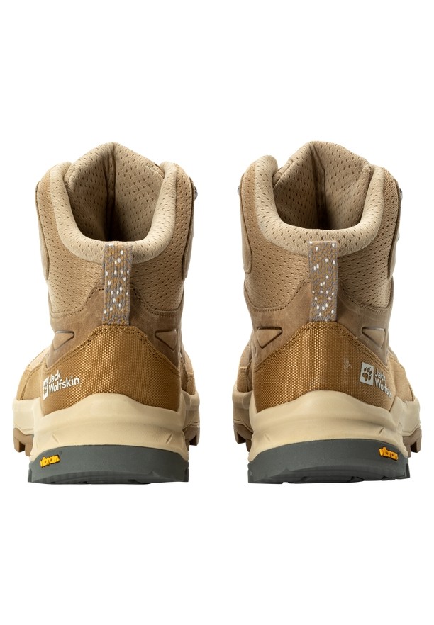 Brown Men Jack Wolfskin Cyrox Texapore Mid Hiking Shoes | 37351755