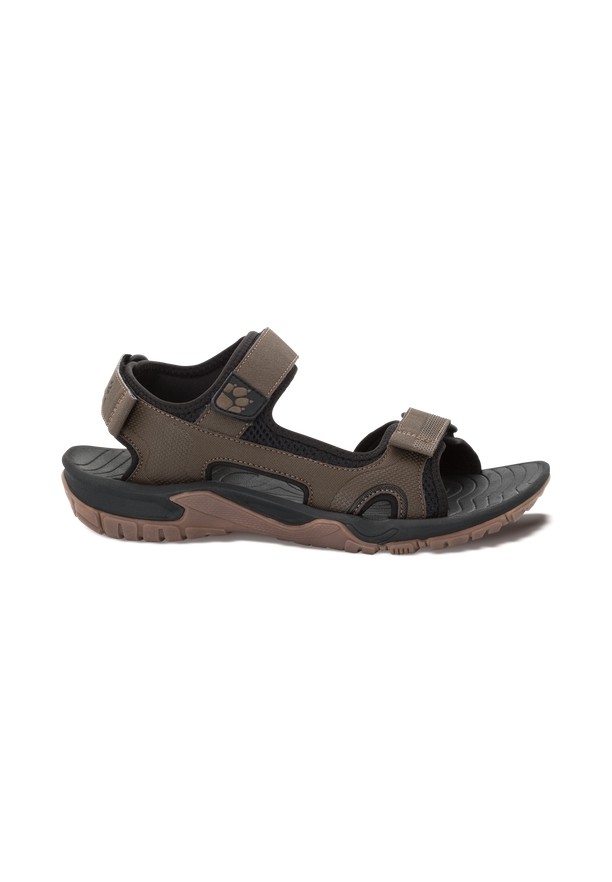 Brown Men Jack Wolfskin Lakewood Cruise Sandals | 71337572