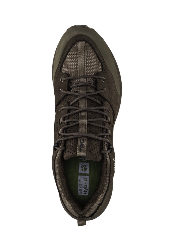 Brown Men Jack Wolfskin Terraquest Texapore Low Hiking Shoes | 59429401