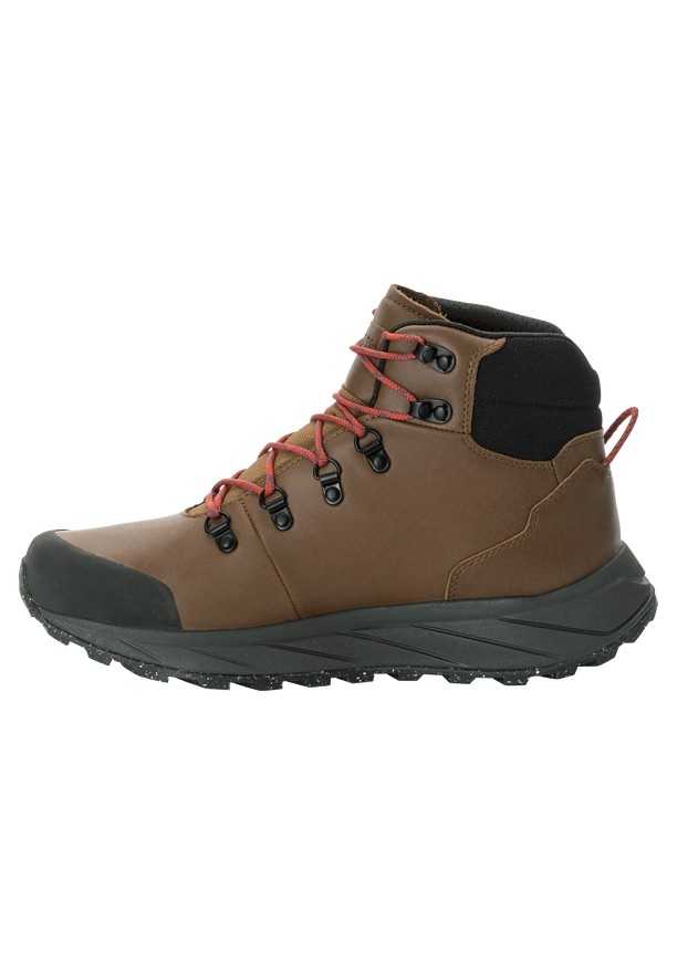 Brown Men Jack Wolfskin Terraquest X Texapore Mid Hiking Shoes | 45888885