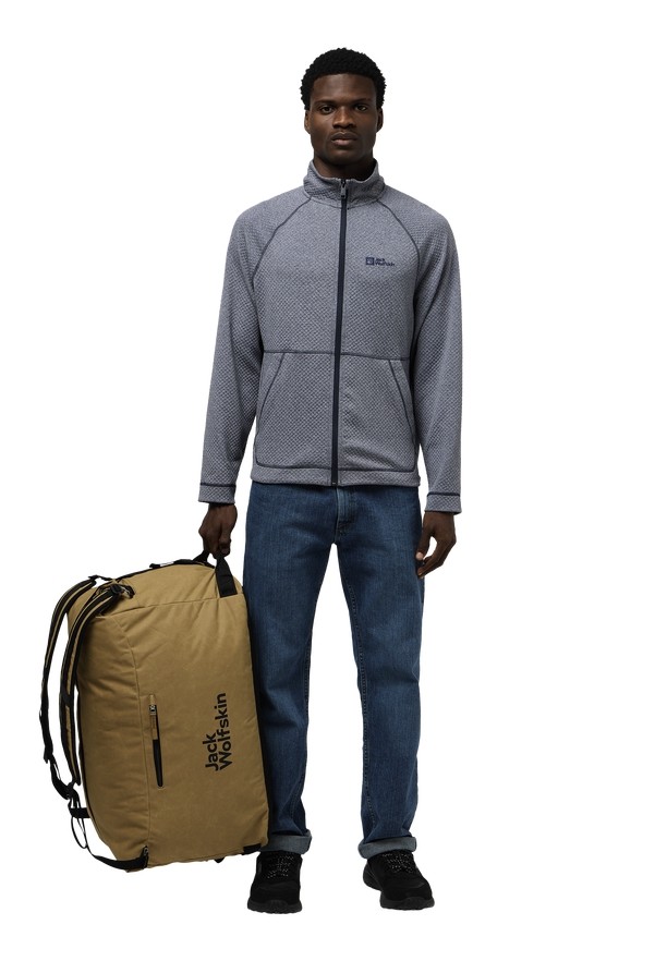 Brown Men Jack Wolfskin Traveltopia 65 Duffle Bags | 39632876