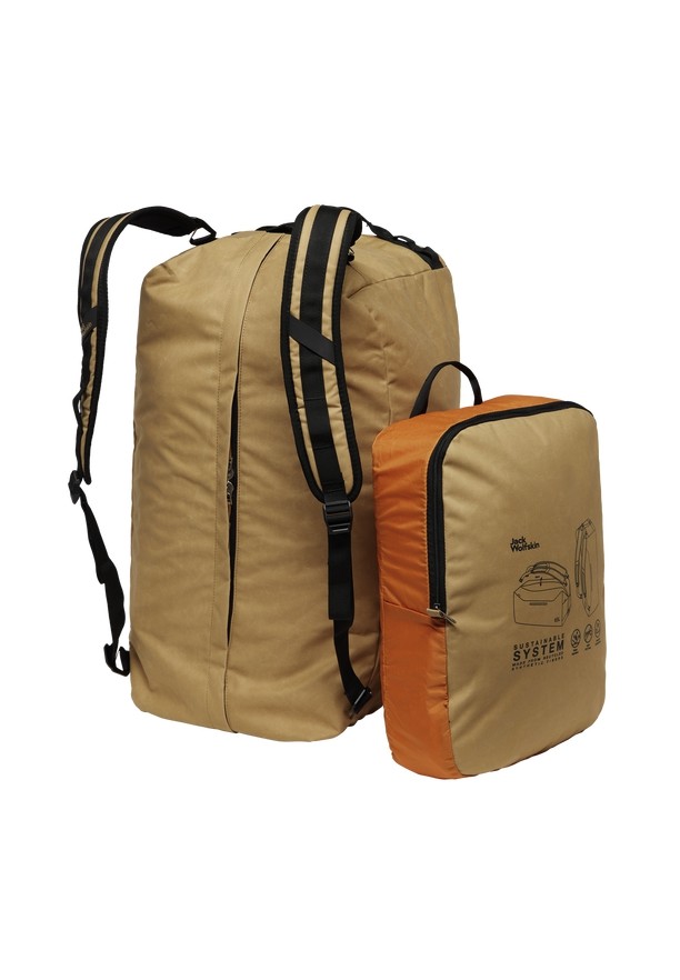 Brown Men Jack Wolfskin Traveltopia 65 Duffle Bags | 39632876